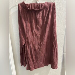 SHEIN Chic Maroon Pencil Skirt